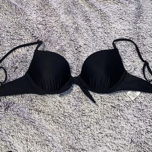 Black Hollister Bikini Top w Tie